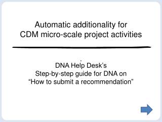 Automatic additionality for CDM micro-scale project activities