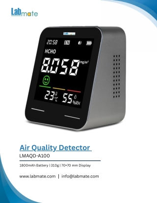 Portable Air Quality Detector LMAQD-A100 for Indoor Air Quality Monitoring