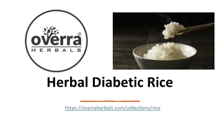 Herbal Diabetic Rice