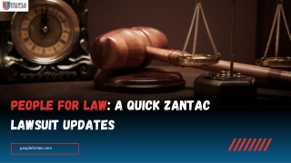 People For Law: A Quick Zantac Lawsuit Updates