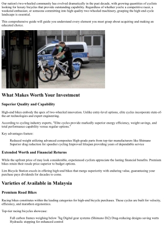 Buy Elite Touring Bikes Penang