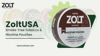 ZoltUSA Smoke-Free Pouches