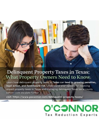 Delinquent Property Taxes in Texas: What Property Owners Need to Know