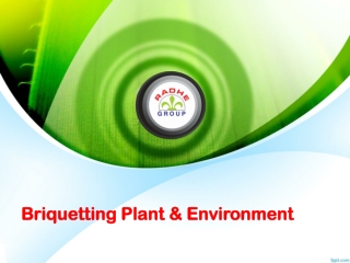 Briquetting Plant