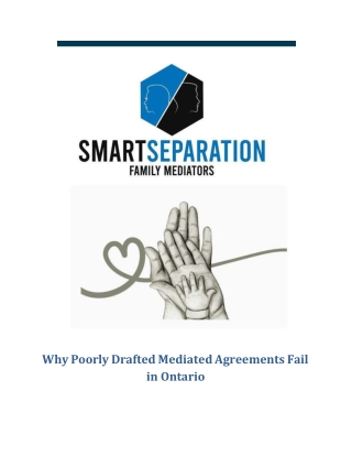 Why Poorly Drafted Mediated Agreements Fail in Ontario