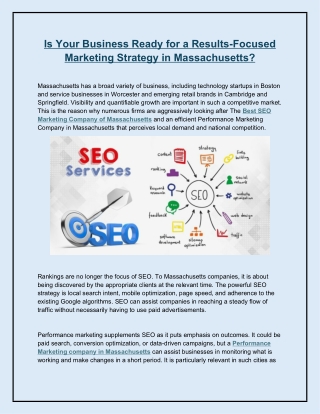 Is Your Business Ready for a Results-Focused Marketing Strategy in Massachusetts