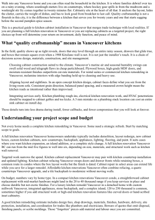 Kitchen Cabinet Installation Vancouver: Quality Craftsmanship Guaranteed