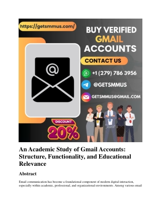 Buy Gmail Accounts