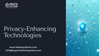 PRIVACY enhancing technologies  Presentation