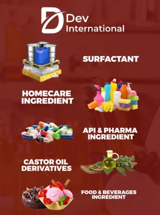 Best Home Care Ingredients Manufacturer India, Ahmedabad