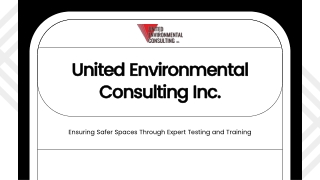 United Environmental Consulting Inc. Provides Asbestos Training for Safety