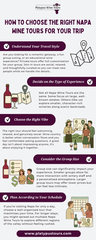 How to Choose the Right Napa Wine Tours for Your Trip