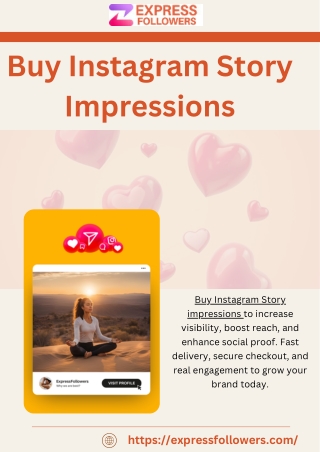Buy Instagram Story Impressions | Instant, Real & Cheap