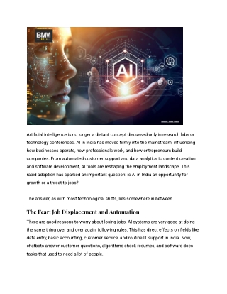 AI in India_ Opportunity or Threat to Jobs_