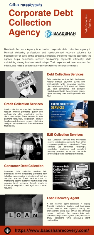 Result-Driven Corporate Debt Collection Agency in Mumbai - Baadshah Recovery Agency