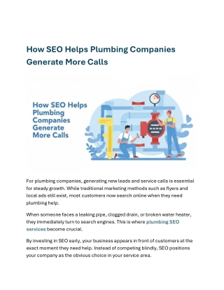 How SEO Helps Plumbing Companies Generate More Calls (1)