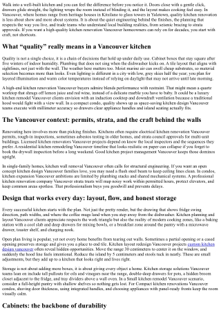 High-Quality Kitchen Renovation Vancouver: Craftsmanship You Can Trust