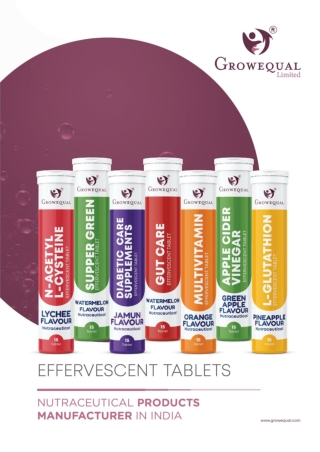 Effervescent Tablets Manufacturer in Ahmedabad, India