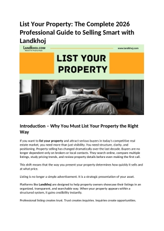List Your Property