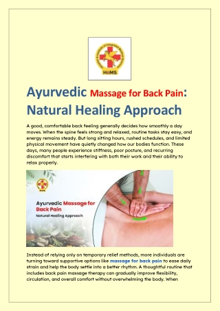 Ayurvedic Massage for Back Pain_ Natural Healing Approach