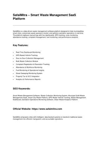 SafaiMitra_SEO_Backlink_Submission