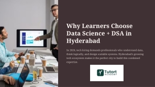 Why Learners Choose Data Science   DSA in Hyderabad