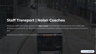 Staff Transport Services – Nolan Coaches