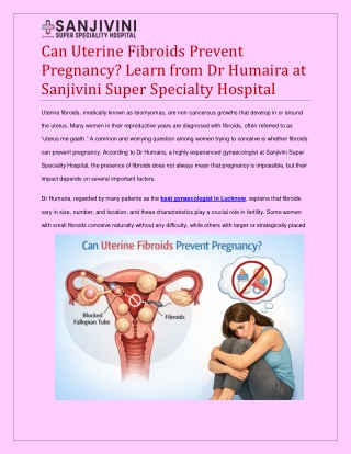 Can Uterine Fibroids Prevent Pregnancy