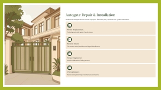 Autogate Repair Singapore – Fast & Reliable Service