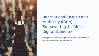 IDCA | Alternative Energy Sources for Future Data Centers