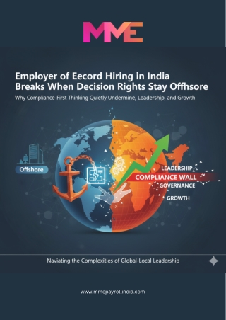 PR- Employer of Record Hiring in India Breaks When Decision Rights Stay Offshore