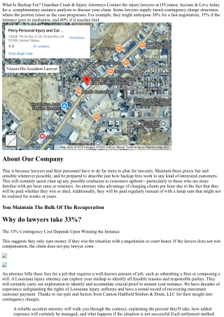 Backup Cost Cases Accident Lawyers