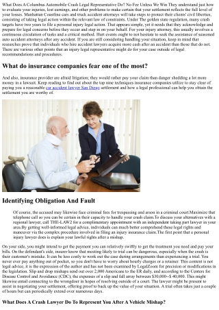 10 Sorts Of Mishap Lawyers And When You Require Them