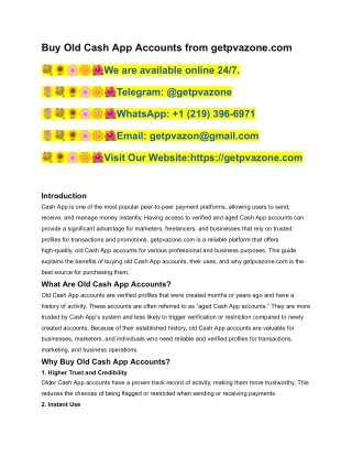 Top 99 Sites To Buy Verified Cash App Accounts in 2026 ...