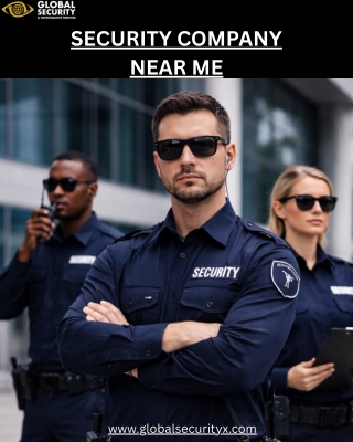 Local Safety Guide | Why Choosing a Professional Security Company Near Me Matter