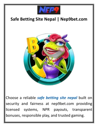 Safe Betting Site Nepal Nep9bet.com