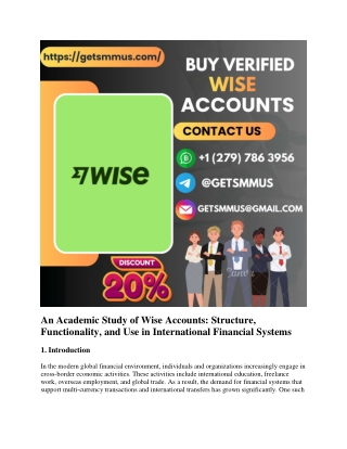 Buy Verified Wise Accounts