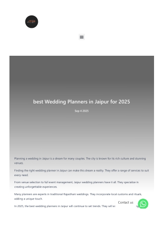 Best Wedding Planners in Jaipur for 2026 | Top Luxury & Destination Wedding Expe