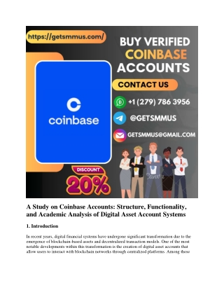 Buy Verified CoinBase Accounts