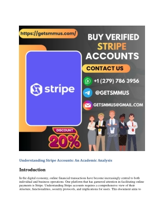 Buy Verified Stripe Accounts