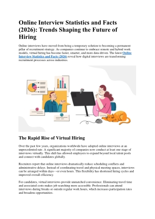 Online Interview Statistics and Facts