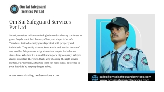 Security Services