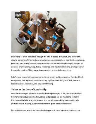 Leadership the Indian Way_ What Modern CEOs Can Learn from Indian Business Icons