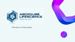 Top Medicine Company in India | Mediqube Lifescience