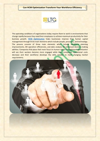Can HCM Optimization Transform Your Workforce Efficiency?