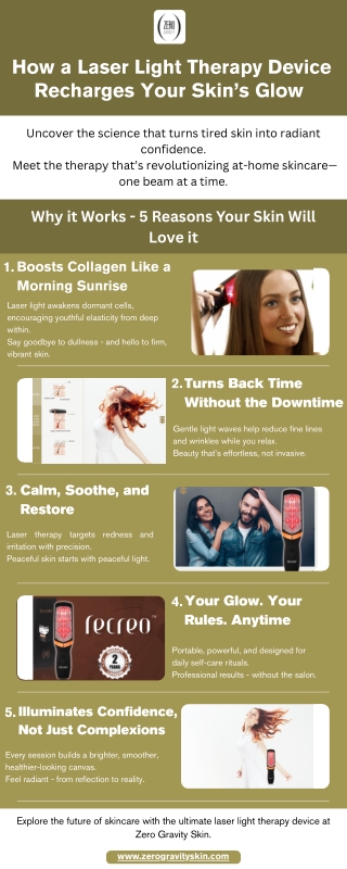 Glow Up Instantly with a Laser Light Therapy Device
