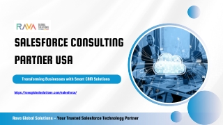 Salesforce Consulting Partner USA – Driving Smart CRM Transformation
