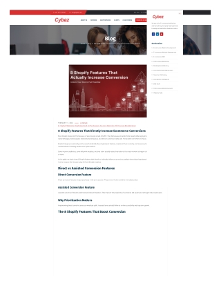 8 shopify features that directly increase ecommerce conversions