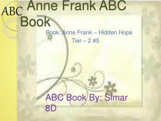 Anne Frank ABC Book