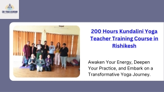 200 Hours Kundalini Yoga Teacher Training Course in Rishikesh